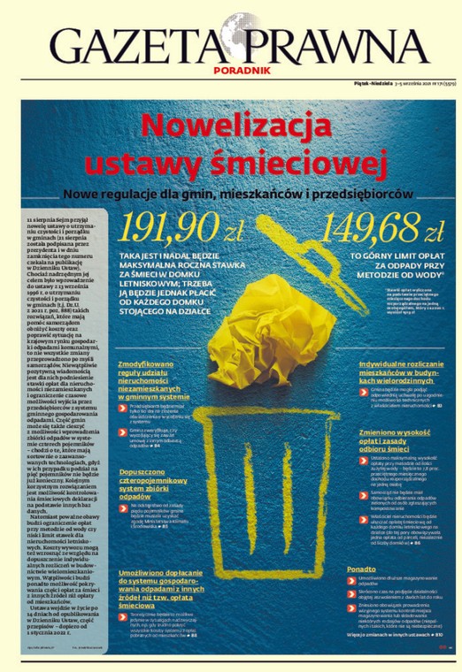 Dziennik Gazeta Prawna 171/2021 dodatek Gazeta Prawna Poradnik