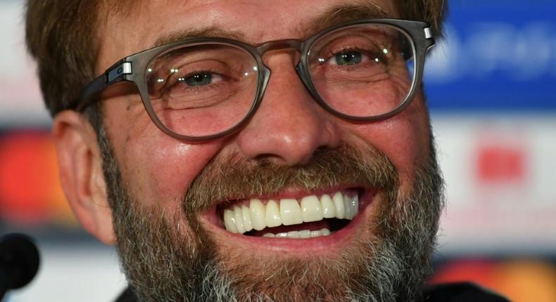 Relishing the task - Liverpool manager Jurgen Klopp speaks to reporters ahead of the title-holders' Champions League match away to Salzburg