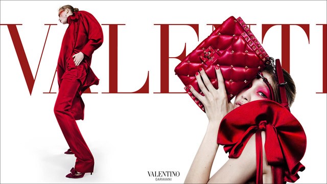 Gigi Hadid szinte felismerhetetlen a Valentino új kampányában