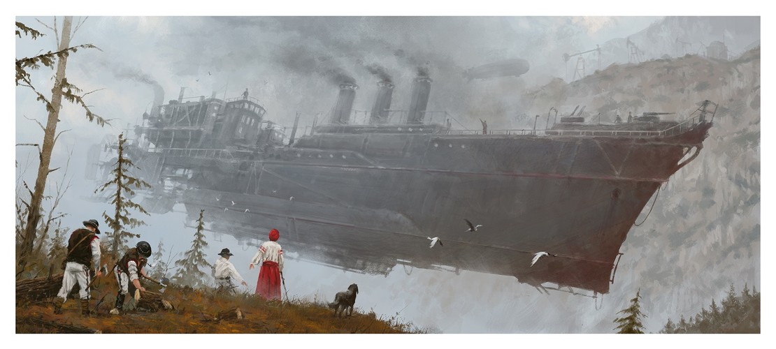 Jakub Różalski 'Igrając z wiatrem'