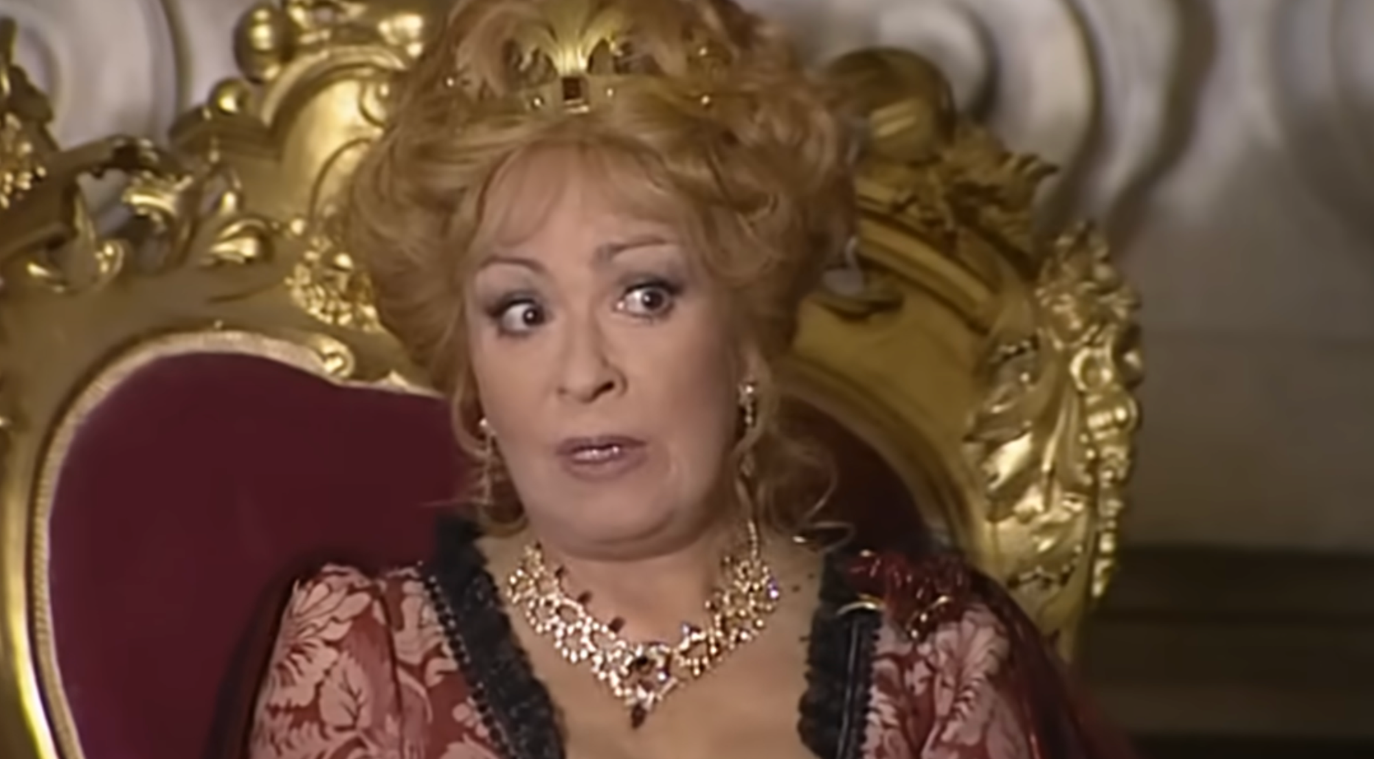 Česká herečka Jiřina Bohdalová vo filme RumplCimprCampr. 