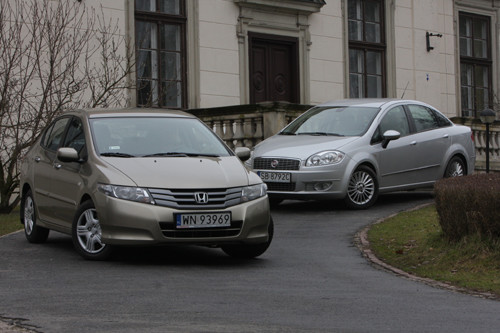 Honda City kontra Fiat Linea - Test wyrośniętych sedanów klasy B