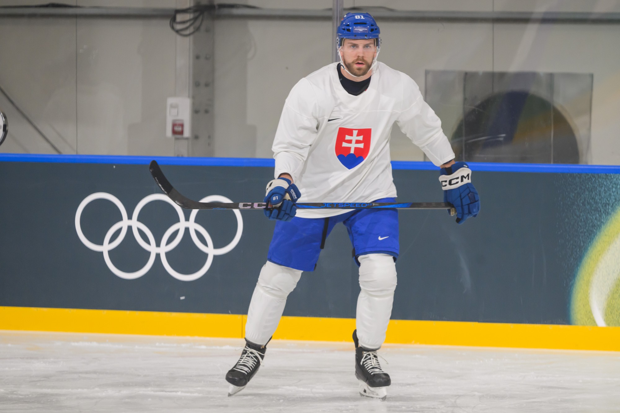 Slovenský hokejista Erik Černák. 