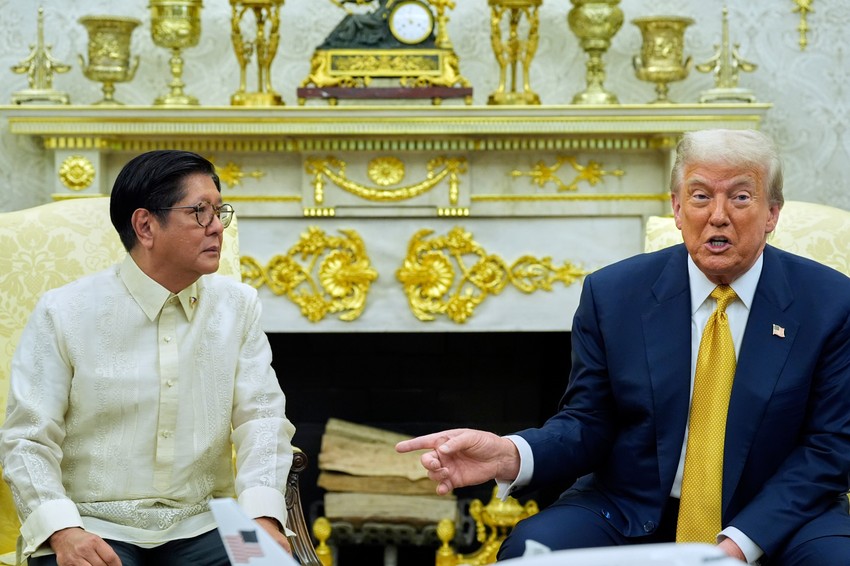 Tramp i filipinski  predsednik  Ferdinand Markos