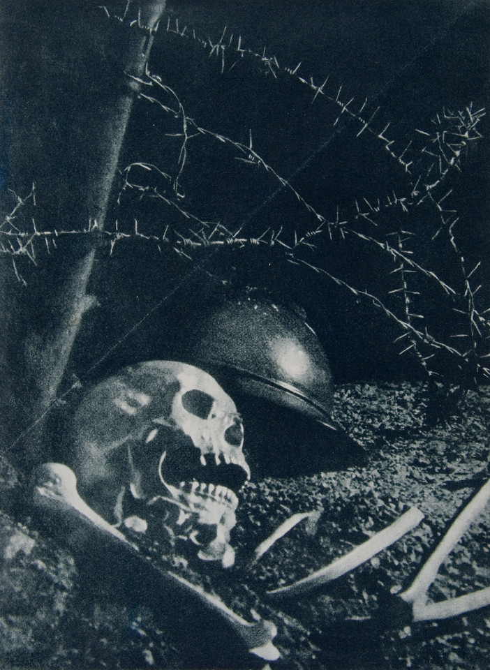 Jan Alojzy Neuman, Symbol wojny, 1930, fotomontaż, Muzeum Sztuki w Łodzi
