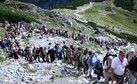 ZAKOPANE TATRY TURYŚCI TŁOK