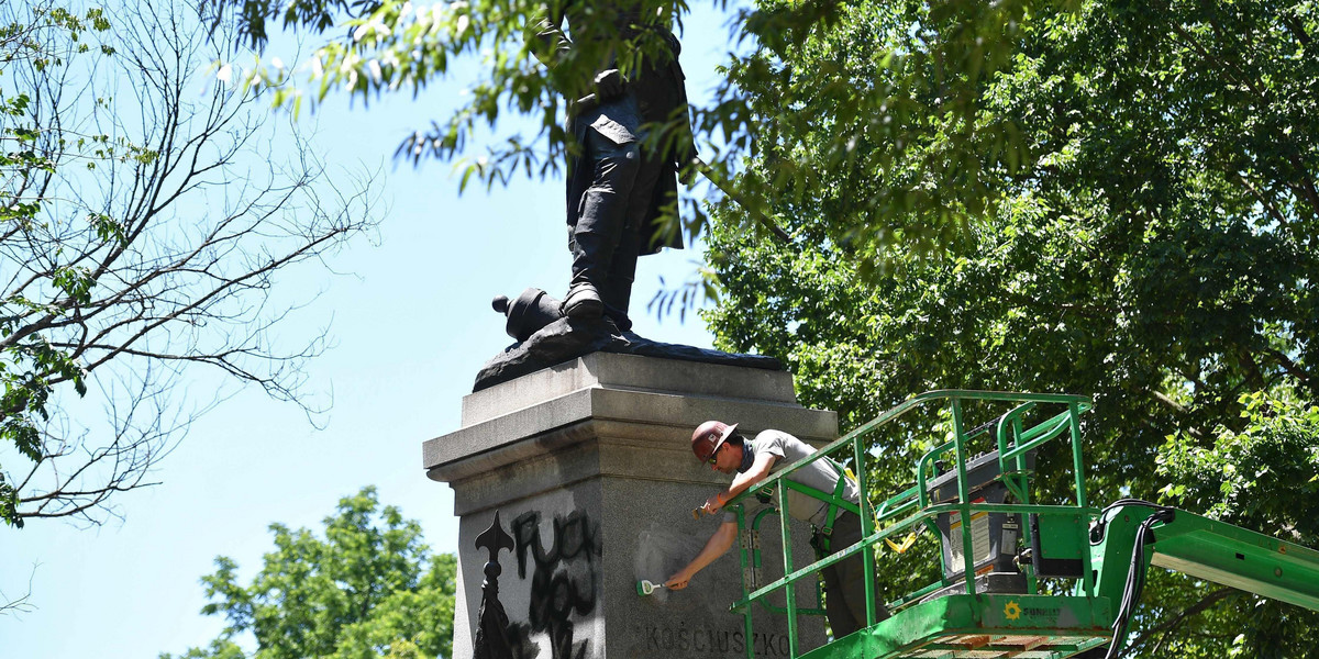 pomnik, tadeusz kościuszko