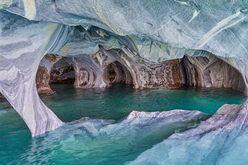 Marmurowe Jaskinie (Cuevas de Mármol) w Chile