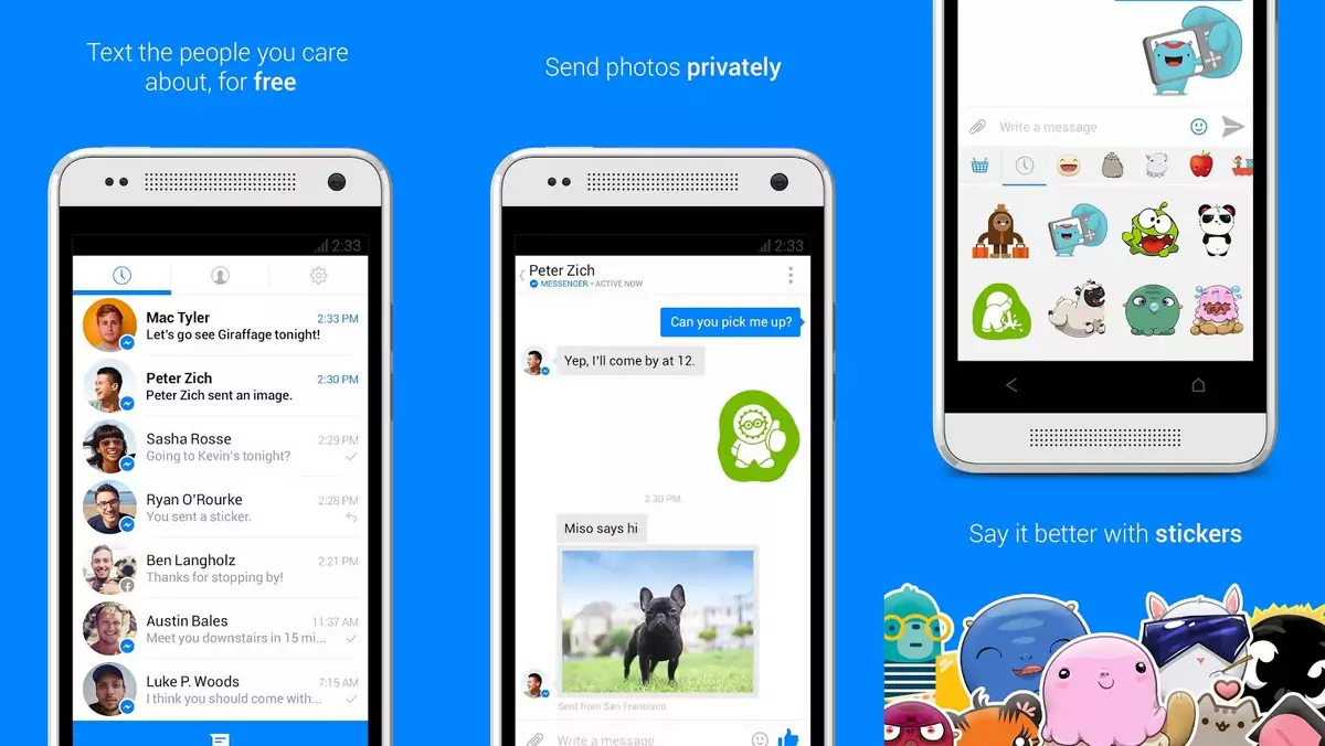 Facebook Messenger jedyną formą komunikacji na Facebooku