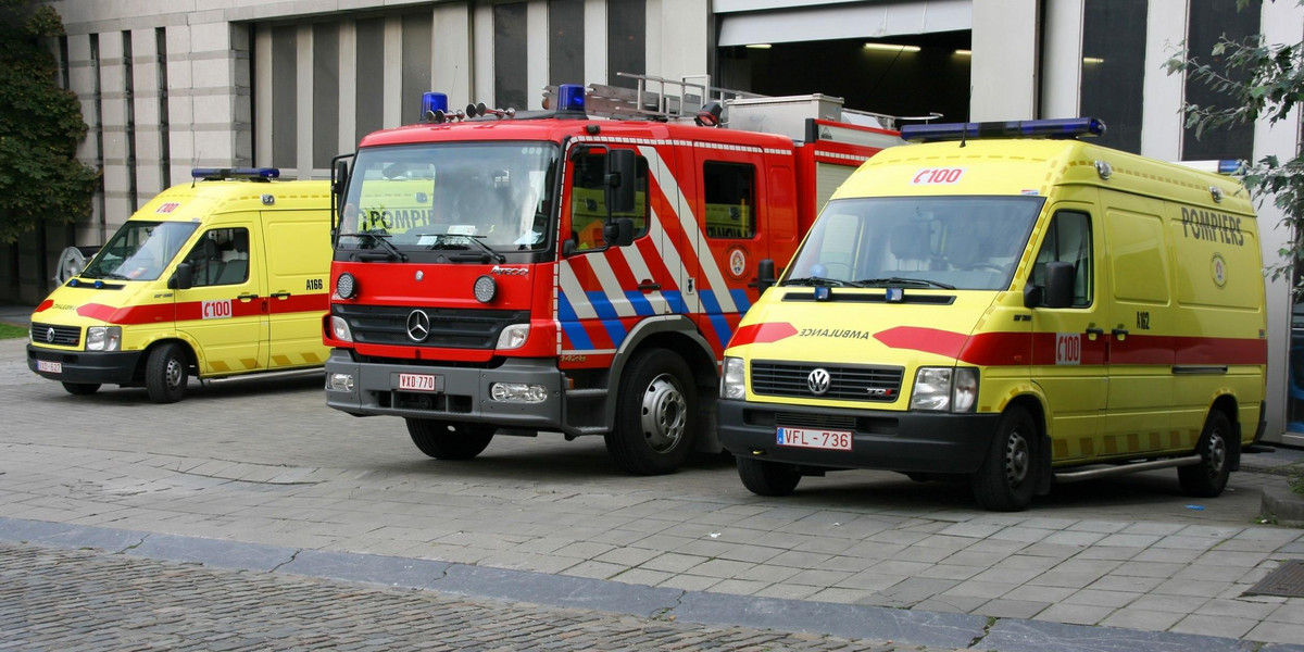 Pożar ciężarówek w Antwerpii. Polski kierowca zginął w płomieniach