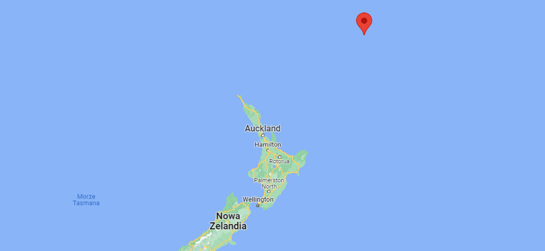Trzęsienie ziemi o magnitudzie 7,1 w rejonie wysp Kermadec
