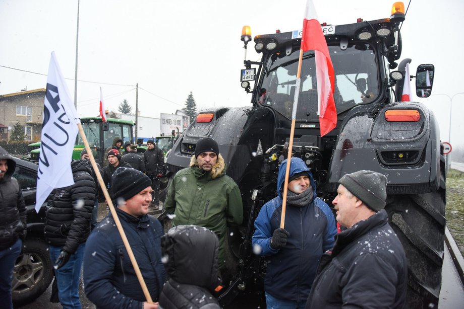 Część rolników od dawna protestuje przeciwko przywozowi zbóż z Ukrainy.