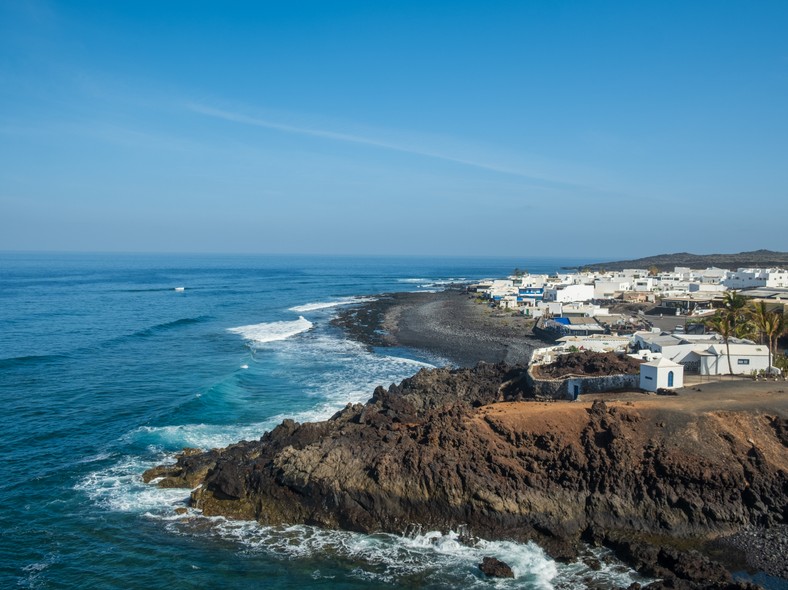 Mirador El Golfo na wyspie Lanzarote