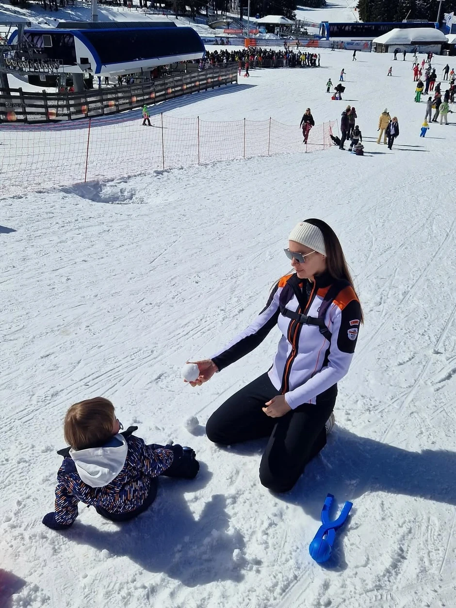 Sanja Kužet na zimovanju 