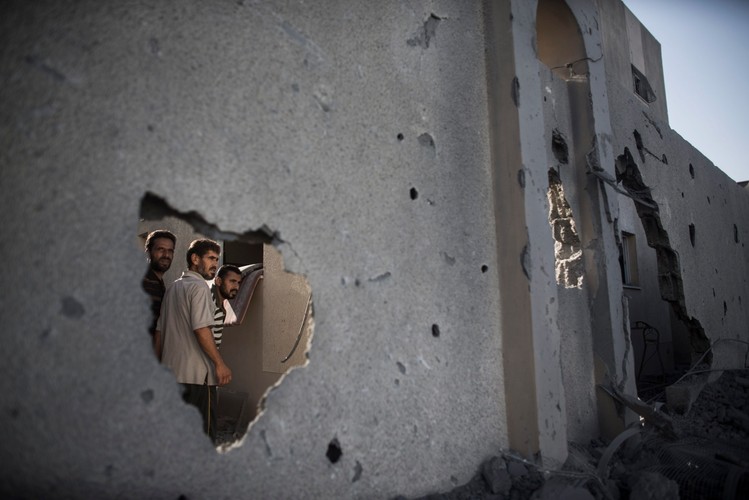 Strefa Gazy po izraelskich nalotach