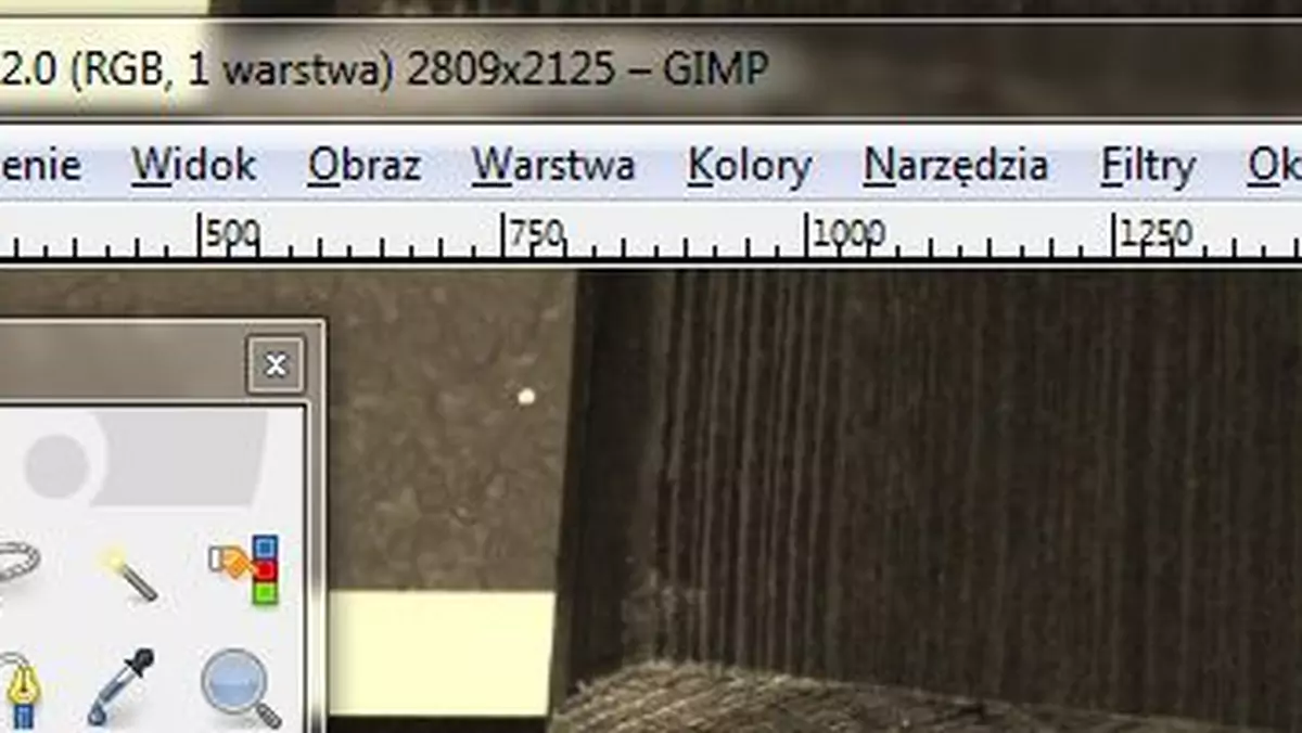 Gimp 2.7.2 oddany do testów