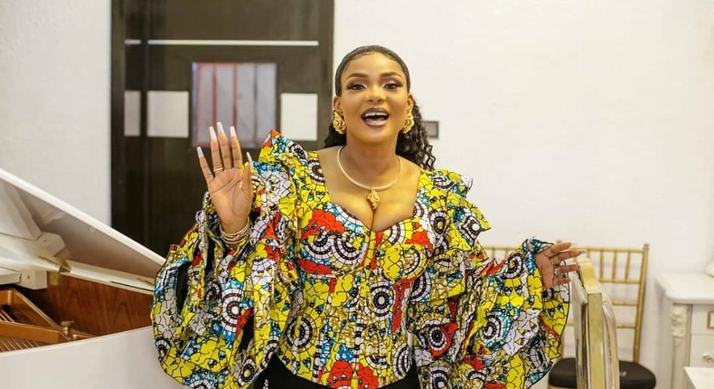 The actress recently acquired a mansion in a highbrow area in Lagos [Instagram/IyaboOjoFerespris]