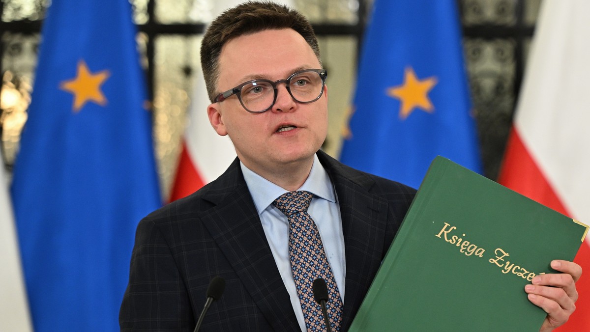 Marszałek Sejmu Szymon Hołownia