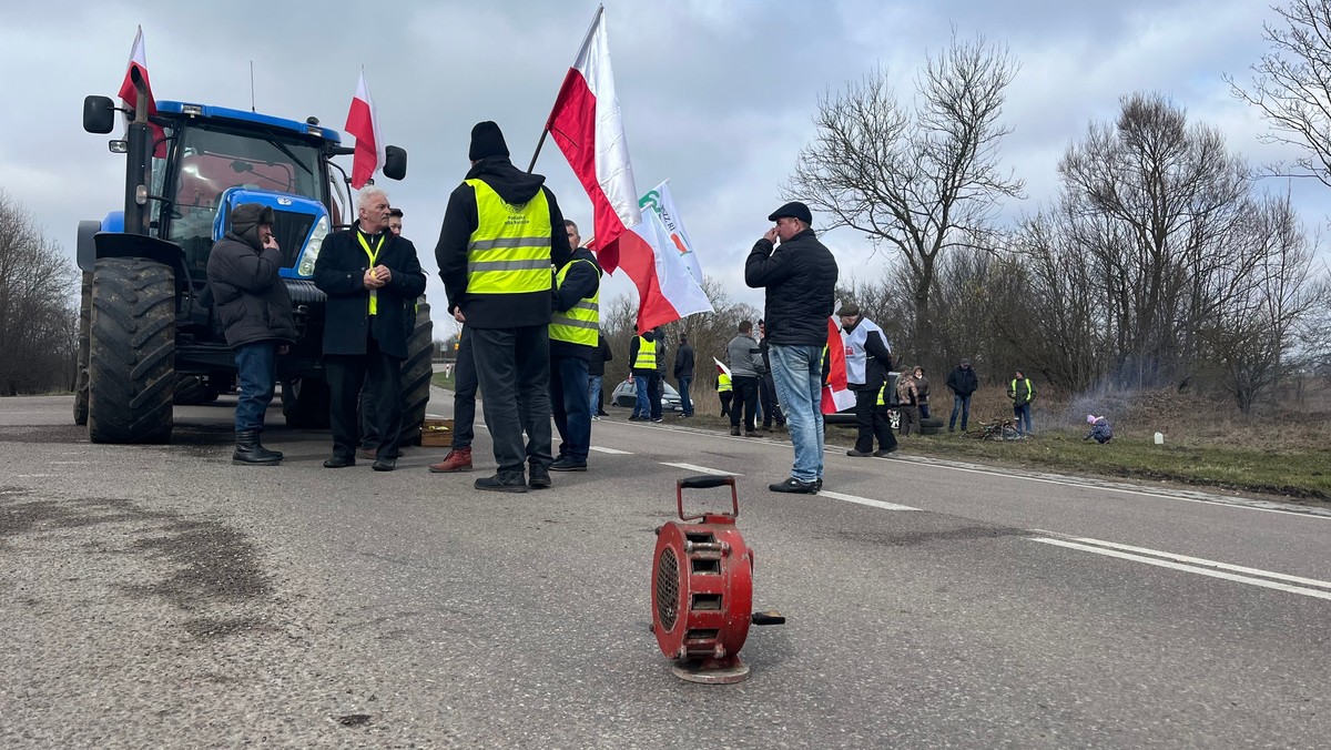 Protesty rolników pod Białymstokiem, Fasty DK65