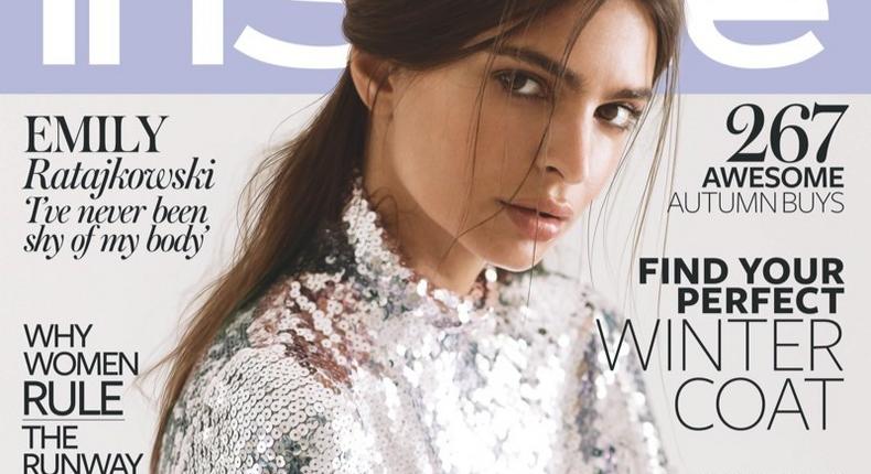 Emily Ratajkowski covers Instyle UK October 2015 issue