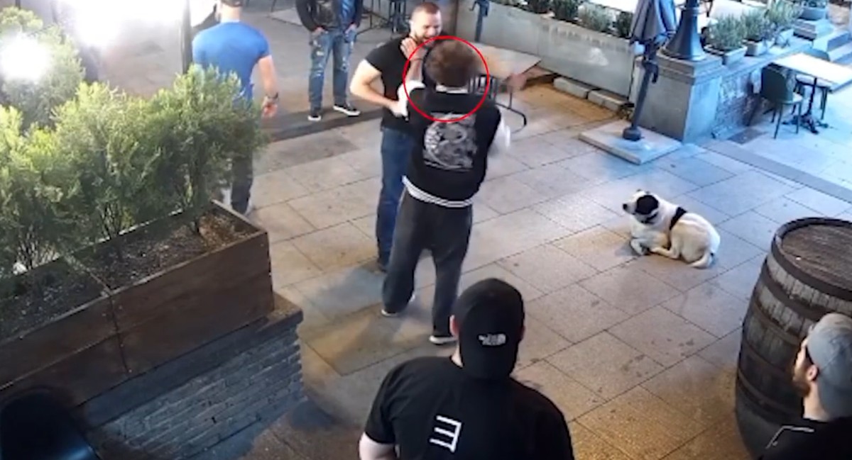 Pobicie w Tibilisi