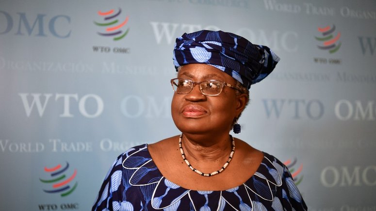 Dr Ngozi Okonjo-Iweala is the first woman and first African to lead the World Trade Organization (WTO) [Fabrice Coffrini/AFP/Getty Images]