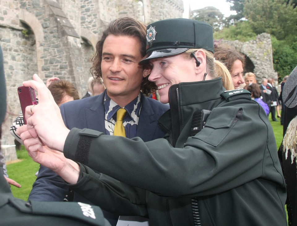 Orlando Bloom na ślubie swojej koleżanki z branży