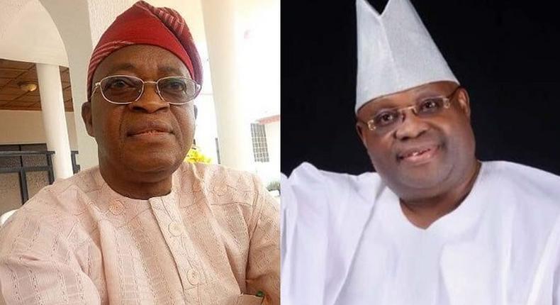 Gboyega Oyetola and Ademola Adeleke