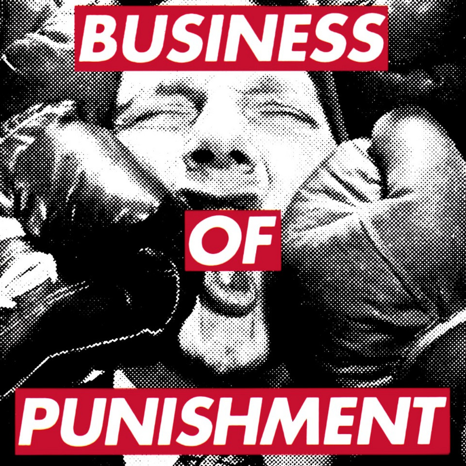 Barbara Kruger dla Consolidated. Album "Business of Punishment"