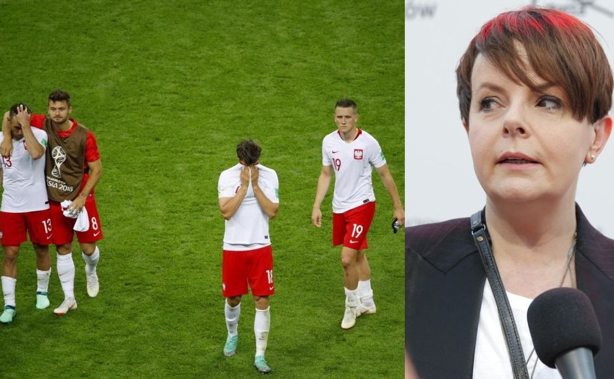 Korwin Piotrowska o polskiej reprezentacji na mundialu: Nażelowani i podstarzali juz chłopcy, którzy dali ciała