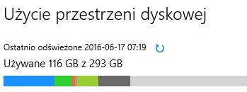 Nowe wykorzystanie pamięci w Windows 10 informuje, ile miejsca zajmują nasze dane i pozwala na bezpośrednie kasowanie.