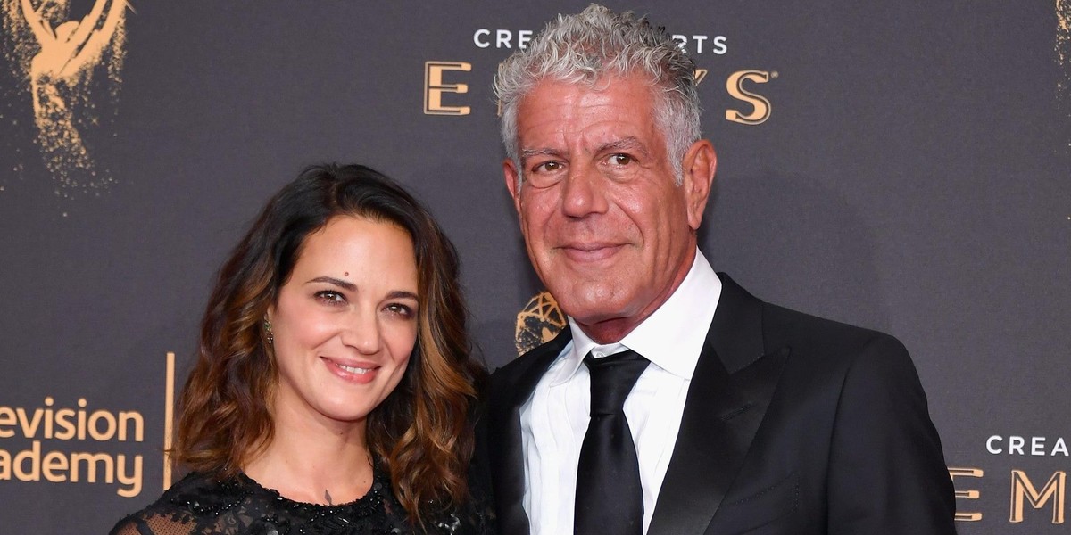 Anthony Bourdain z Asią Argento