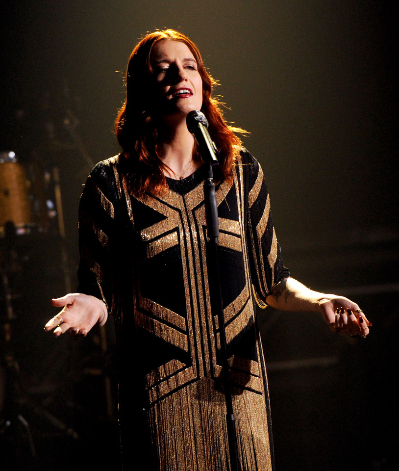 Florence Welch podczas Dick Clark's New Year's Rockin' Eve with Ryan