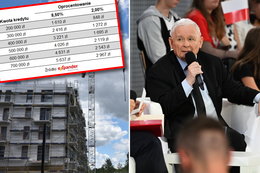 Kaczyński zrzucił "mieszkaniową bombę". Kredyty na 2 proc.? Raty nawet o połowę niższe