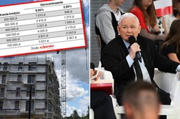 Kaczyński zrzucił "mieszkaniową bombę". Kredyty na 2 proc.? Raty nawet o połowę niższe