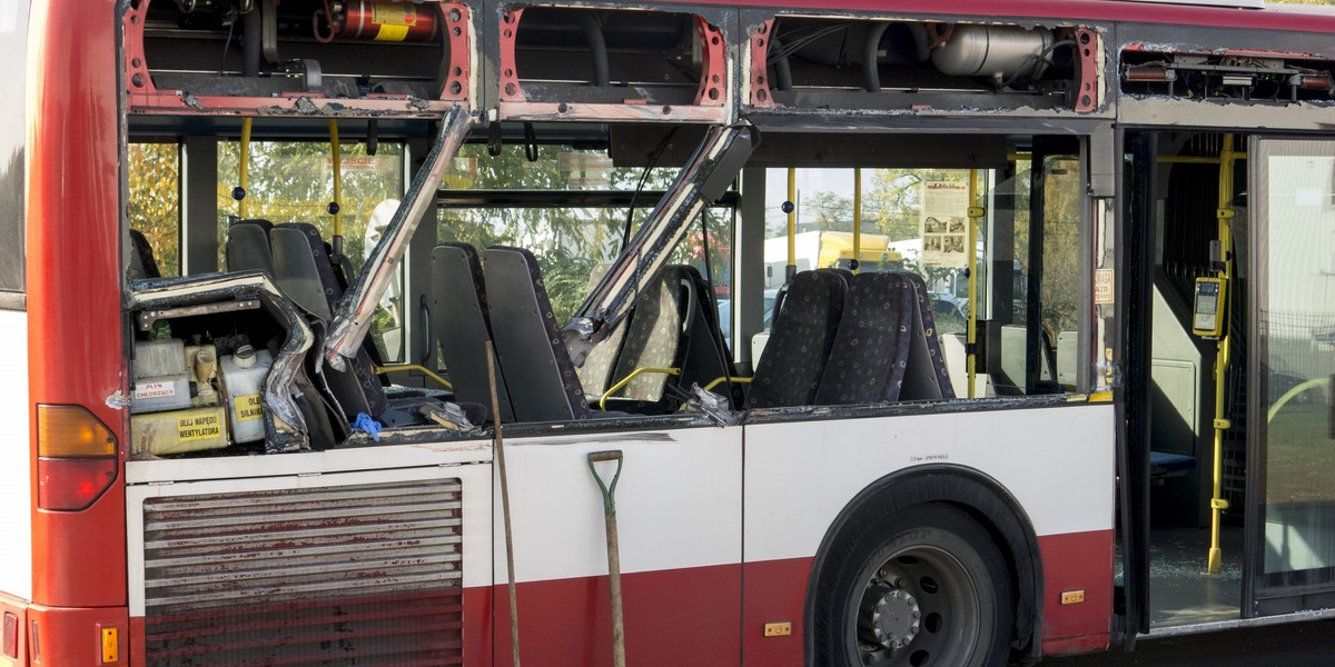 Kolizja autobusu