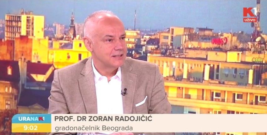 Prof dr Zoran Radojičić jutos na TV K1
