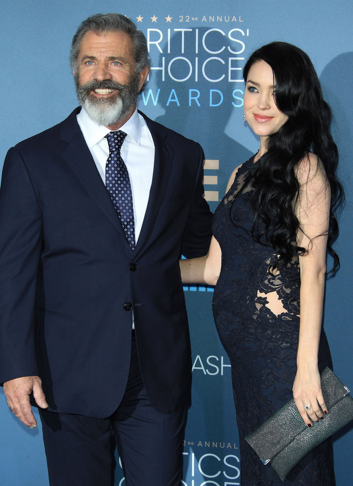 Mel Gibson i Rossalin Ross na Critic's Choice Awards