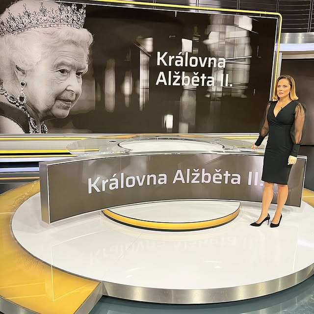 Česká moderátorka Laďka Něrgešová. 