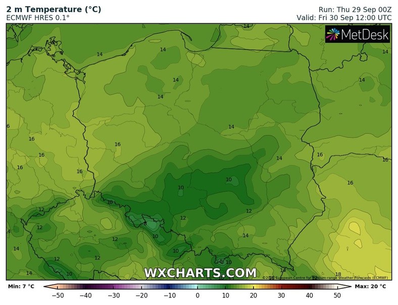 W strugach deszczu temperatura nie przekroczy 10 st. C