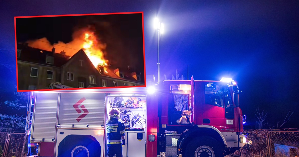 Tragiczny pożar w Gdańsku. Zginął mężczyzna
