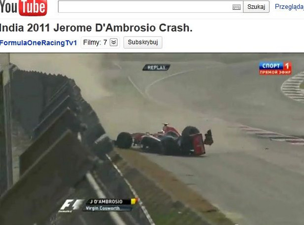Kierowca roztrzaskał bolid na treningu Formuły 1. Zobacz wideo