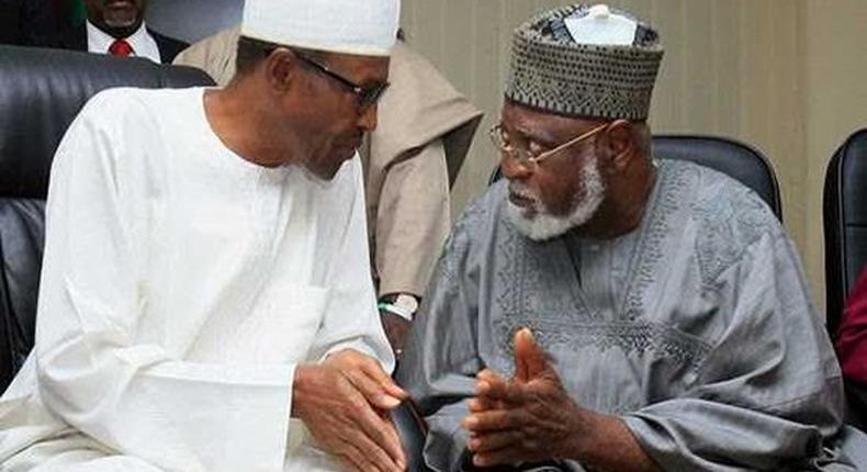 President Muhammadu Buhari and former Head of State, Abdulsalami Abubakar