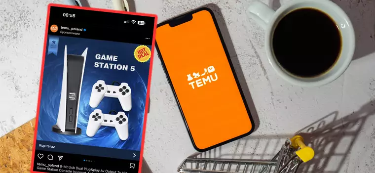 Chiński konkurent Aliexpress reklamuje podróbkę PlayStation 5 w sieci