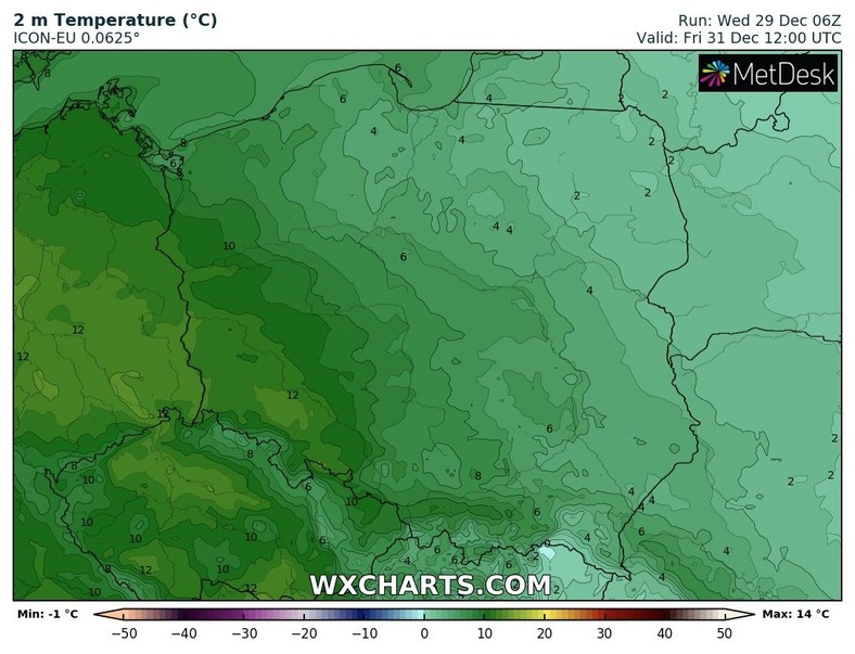 Sylwester w tym roku będzie wyjątkowo ciepły