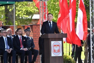 Prezydent Duda do pograniczników: Stanęliście na wysokości zadania