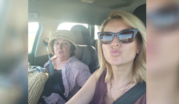 Anđelka Prpić sa majkom