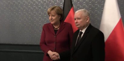 Kulisy rozmów Kaczyńskiego z Merkel. Pogrążyły Tuska?!