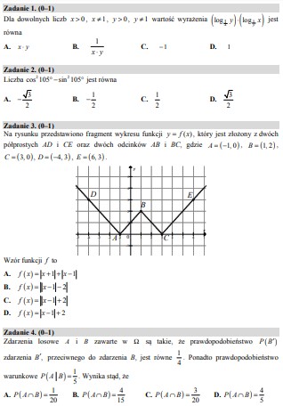 Matura 2019 Matematyka Rozszerzona Arkusze I Odpowiedzi Wiadomosci