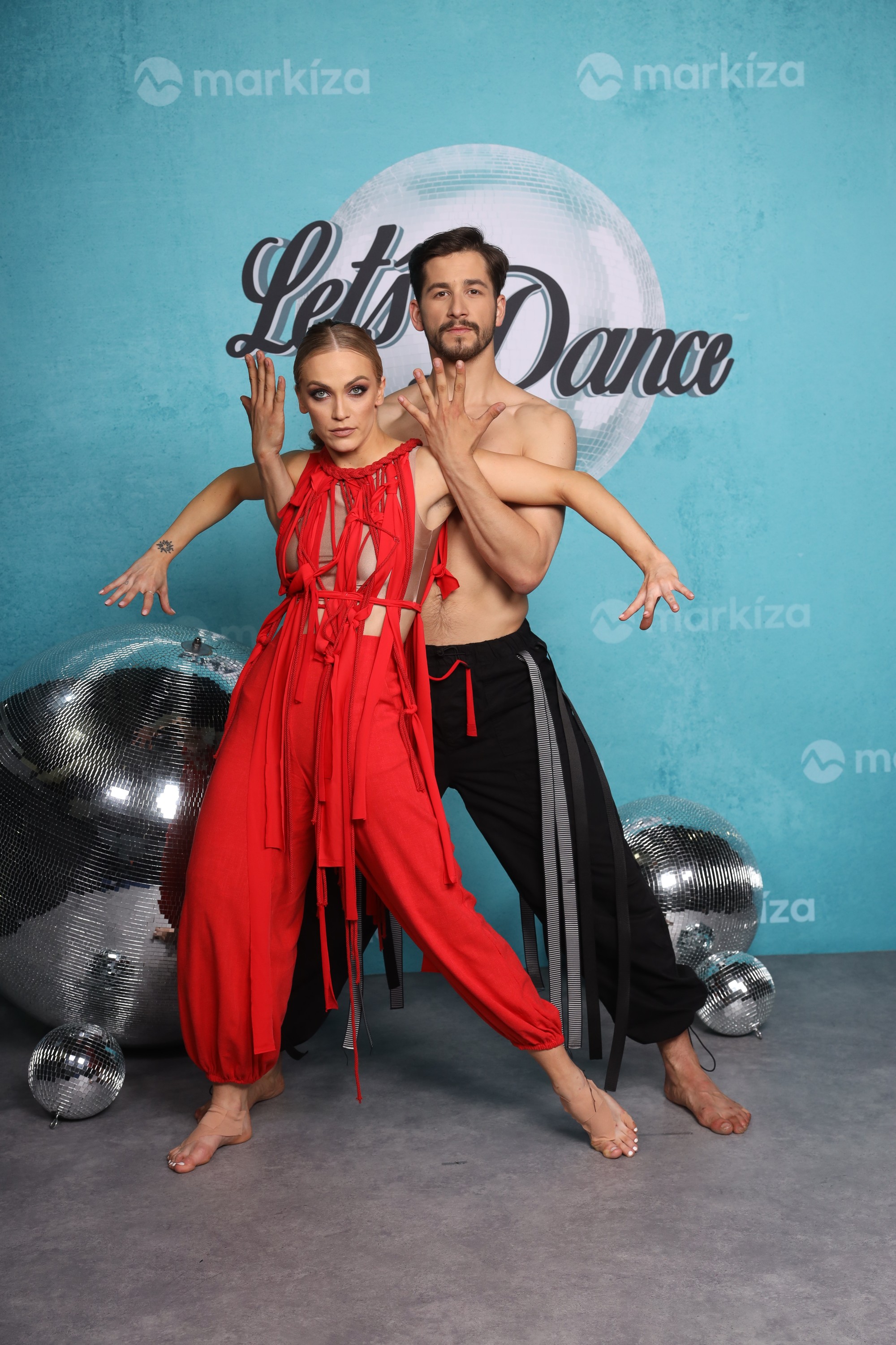 Ôsme kolo 9. ročníka šou Let's Dance: Jakub Jablonský a Eliška Lenčešová.